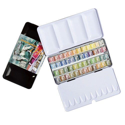 Renesans Watercolor Paint Half Pan. Professional Artist Grade. Etsy