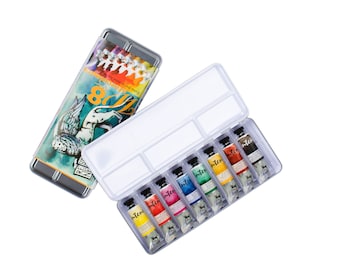 Renesans Intense Watercolor paint set of 8 15ml tubes with palette