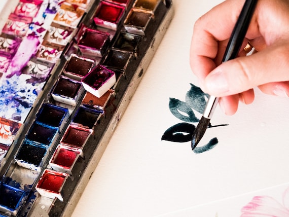 Renesans Watercolor Paint Half Pan. Professional Artist Grade. - Etsy