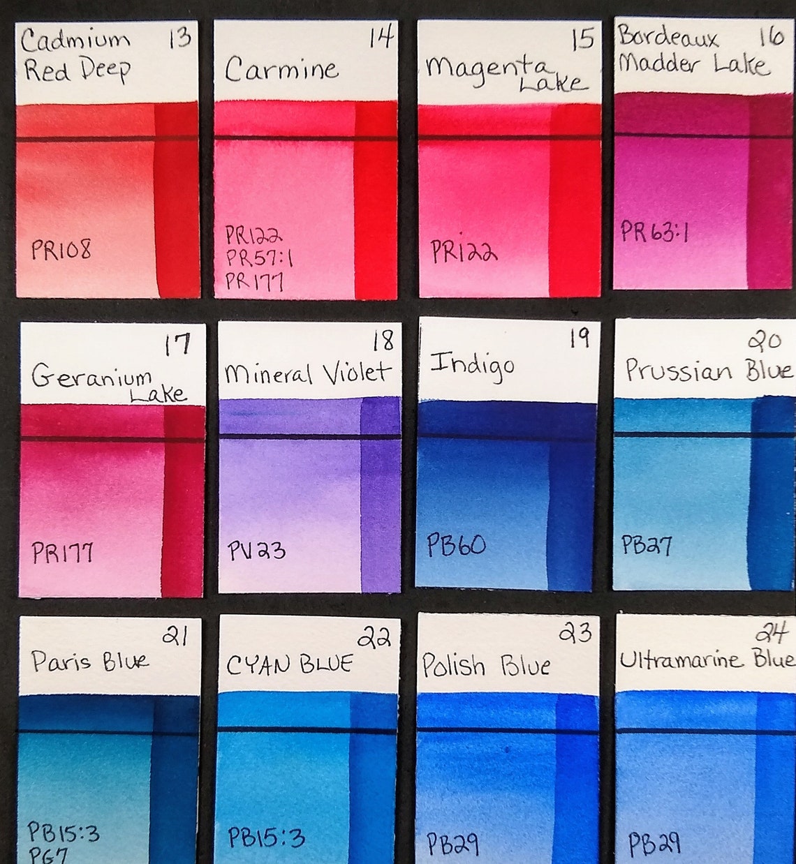 Renesans Watercolor paint Half Pan. Professional Artist grade. Etsy