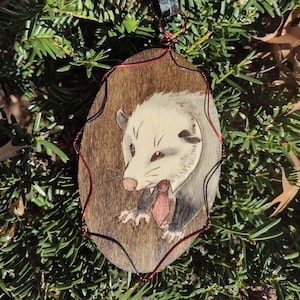 Dapper Opossum Decorative Ornament