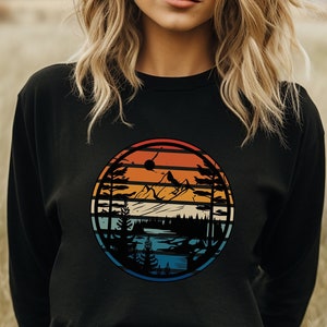 Hiking Sweatshirt: Cozy Outdoorsy Crewneck - Hiker Gift