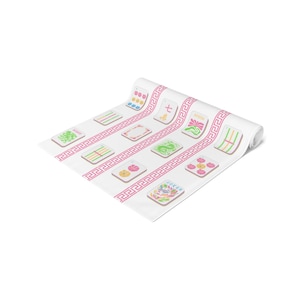 Table Runner for Mahjong Parties, Mahjong Game Night Mat, Mahjong gift, Mahjong Party, Mahjong table cover, Mah jongg, Mahj, Mahjong decor image 6
