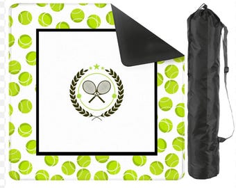 Mahjong Mat, Tennis Theme Mahjong Mat, Tennis Mah jongg Mat