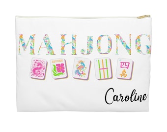 Borsa portaoggetti personalizzata per tessere del Mahjong / Borsa porta tessere