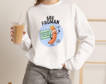 Felpa Ferris Bueller's Day Off / Felpa retrò Abe Froman Sausage King / Felpa anni '80 / Ispirata allo stile vintage anni '80