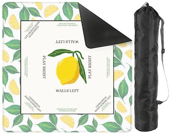 Lemon Theme Mahjong Mat – Fresh, Fun, and Perfect for Game Night
