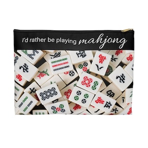 Mahjong Tile Bag, Large Tile Bag, Mahjong tiles, Cute Mahjong Bag, Mahjong Enthusiast Gift, Mahjong player gift, Mah jongg, Mahj