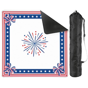 Mahjong Mat, USA Theme Mahjong Mat, Fourth of July Mahjong Mat, Patriotic Mahjong Mat, Mah jongg Mat, Red White and Blue Mahjong Mat