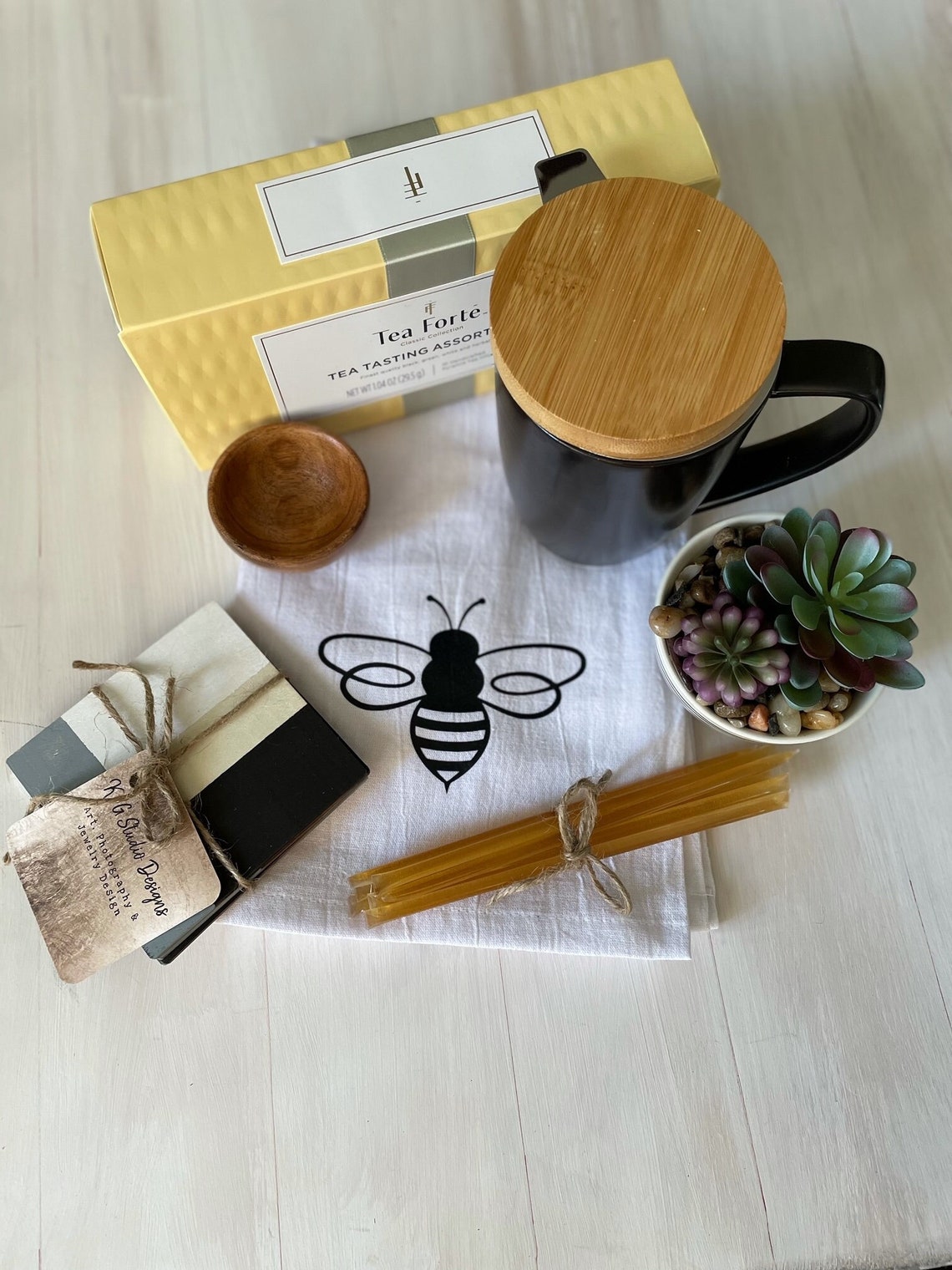 Tea Themed Gift Set Housewarming Gift / New Home Gift / Gift Etsy