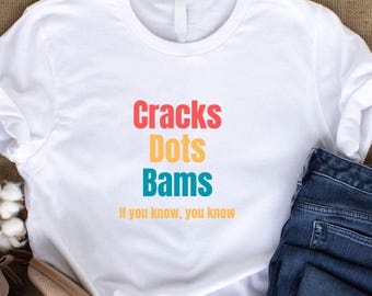 Funny Mahjong Shirt: Cracks Dots Bams Tee