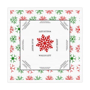 Mahjong Game Tablecloth, Instructions Included, Gaming Table Cover, Mahjong gift, Mahjong tablecloth, Mahjong mat, Holiday mahjong
