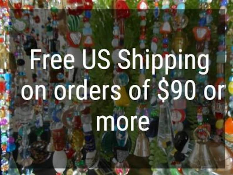 Rainbow Suncatcher Beaded Curtains -Bohemian Tree Bling Yard Art -Boho Window Hanging -Sun Catcher For Windows -Gift For Home image 12