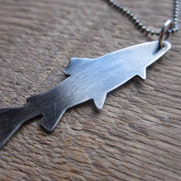 Fly Fishing Necklace Etsy