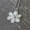 Small Simple Montana Charm Pendant CHOOSE YOUR METAL Rustic Outdoors