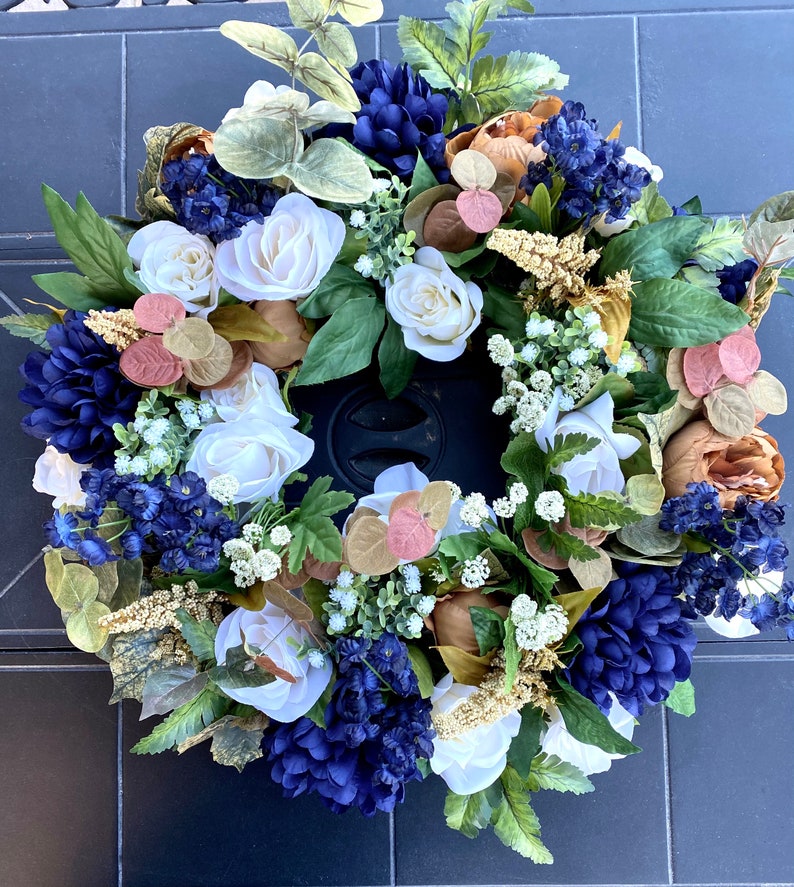 Navy Lantern Centerpiece Weddings Wedding Lantern Centerpiece Wedding Centerpiece Navy Blue Wedding Centerpiece Wedding Lantern Flowers
