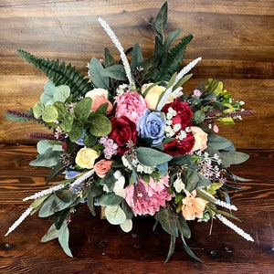 Lux XL Whimsy Wedding Bouquet, Custom Bridal Bouquet, My Custom Colors Bouquet, Bouts, Bridesmaid Bouquet, Boho Oversized Bridal Bouquets