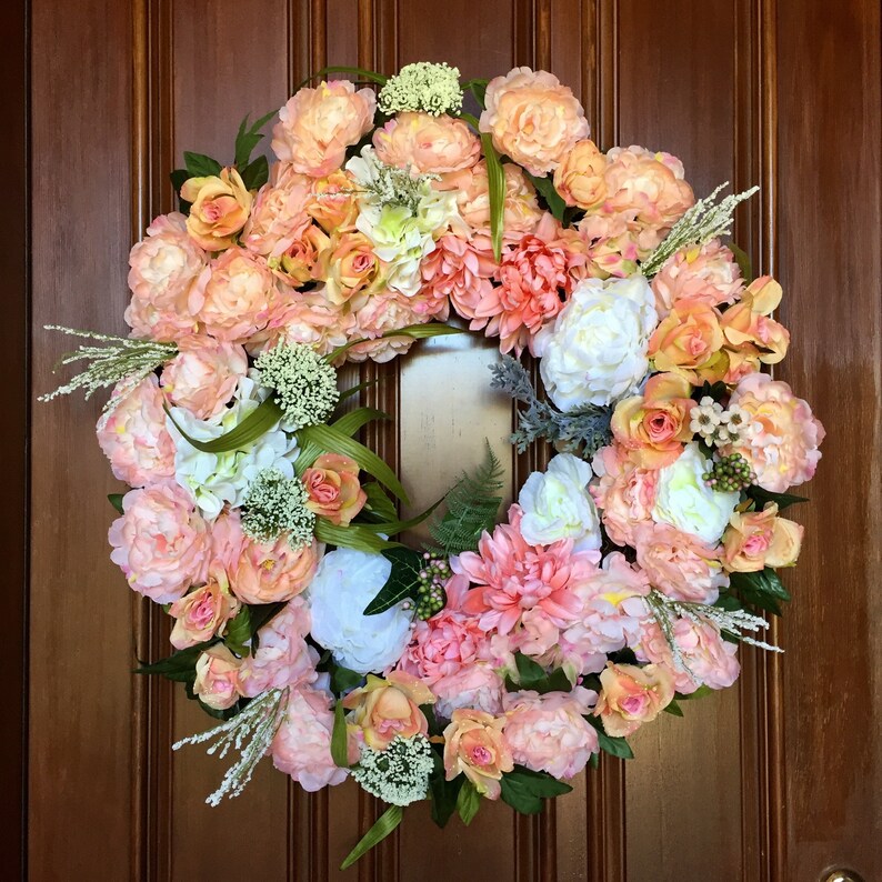 Spring Wreath Front Door Elegant Image 0