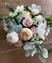 Faux Wedding Bride Bridesmaid Bouquets Boutonnieres, Faux Bouquet Flower Package, Blush Wedding Flowers, Faux Boho Bouquet, Peony Bouquet, 