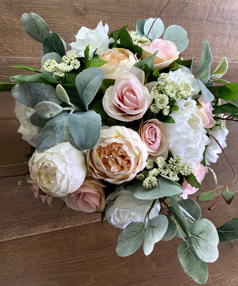 Faux Wedding Bride Bridesmaid Bouquets Boutonnieres Faux Etsy