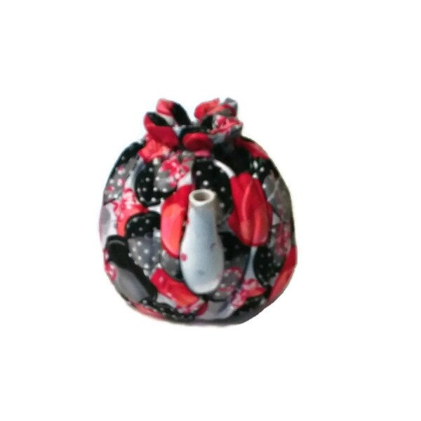 Teapot Cozy/Tea cosy/Tea Cozy/Tea lover gift/ with Red,Black and Polka dotted Balloons for a 5-8 cup teapot  #248