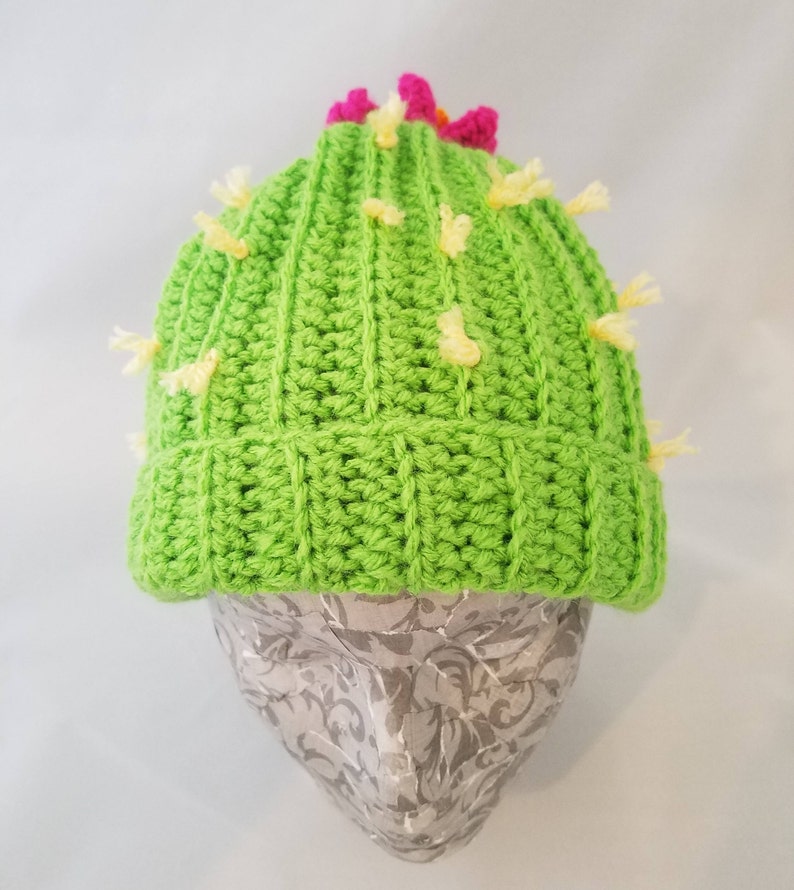 Crochet Cactus Hat Cute Handmade Beanie Christmas Gift - Etsy