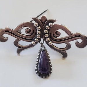Mexican Silver Taxco Brooch Antique - Etsy