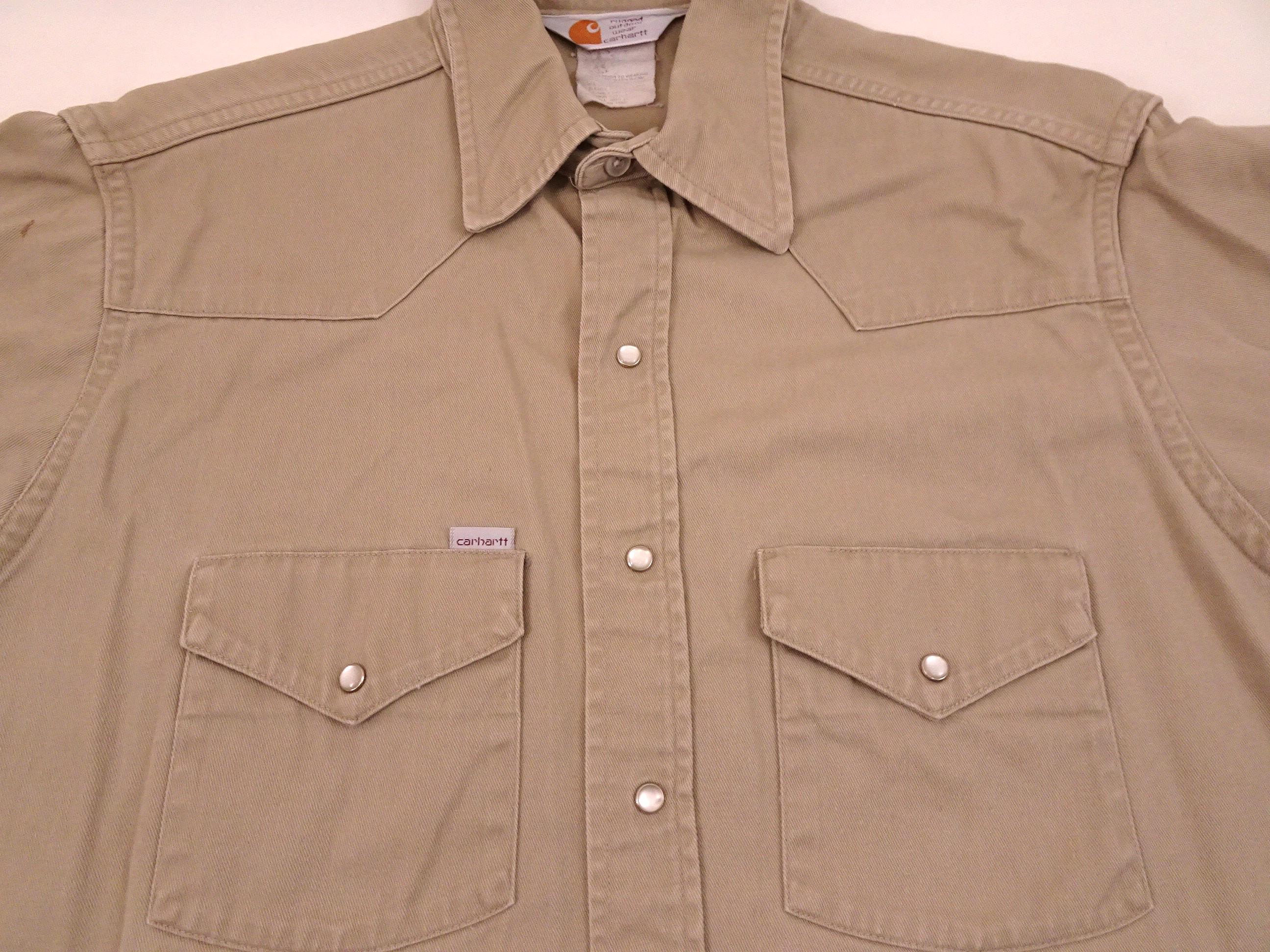 Vintage Carhartt Work Shirt - Etsy