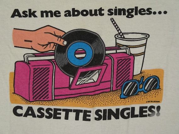 RARE 1987 Ask Me About Cassette Singles Billboard… - image 1