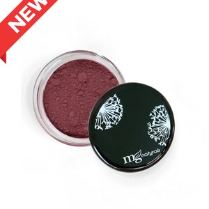 Natürlicher veganer Mineral-Lidschatten Titanium Dioxide Free, perfekt für empfindliche Augen Matte Grape