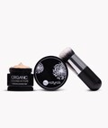 OrganicFoundation Kit - liquid foundation, mineral  foundation powder & bonus Kabuki brush, titanium dioxide free in 11 shades