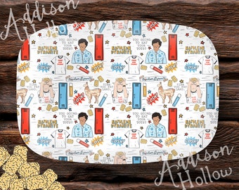 Plato de cocina con collage de Napoleón