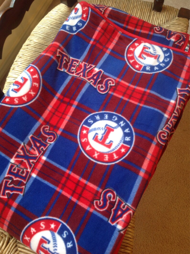 Handmade Dallas Cowboys Texas Rangers Blanket