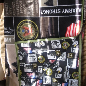 Handmade United States Army  Blanket