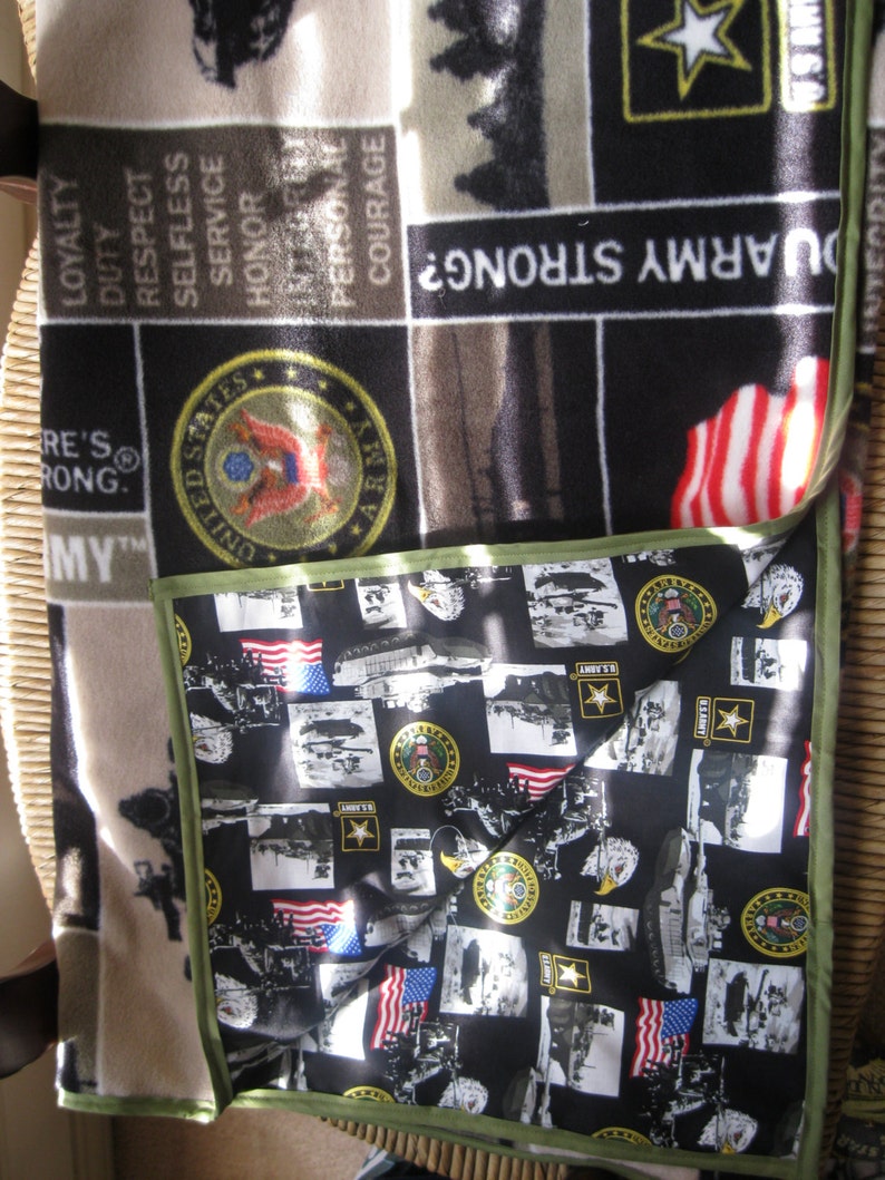 Handmade United States Army Blanket Etsy
