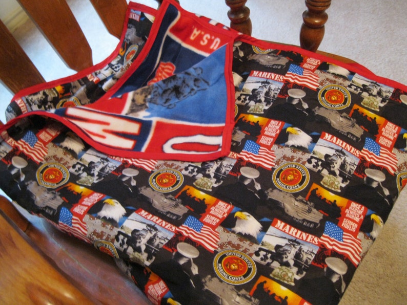 Handmade United States Marine Corps. Blanket Etsy