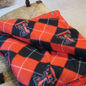 Handmade Texas Tech University Blanket