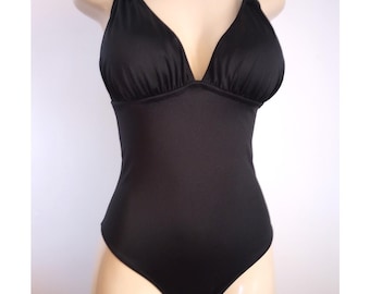 Double String One Piece Swimsuit Crossover Crisscross Tie Back