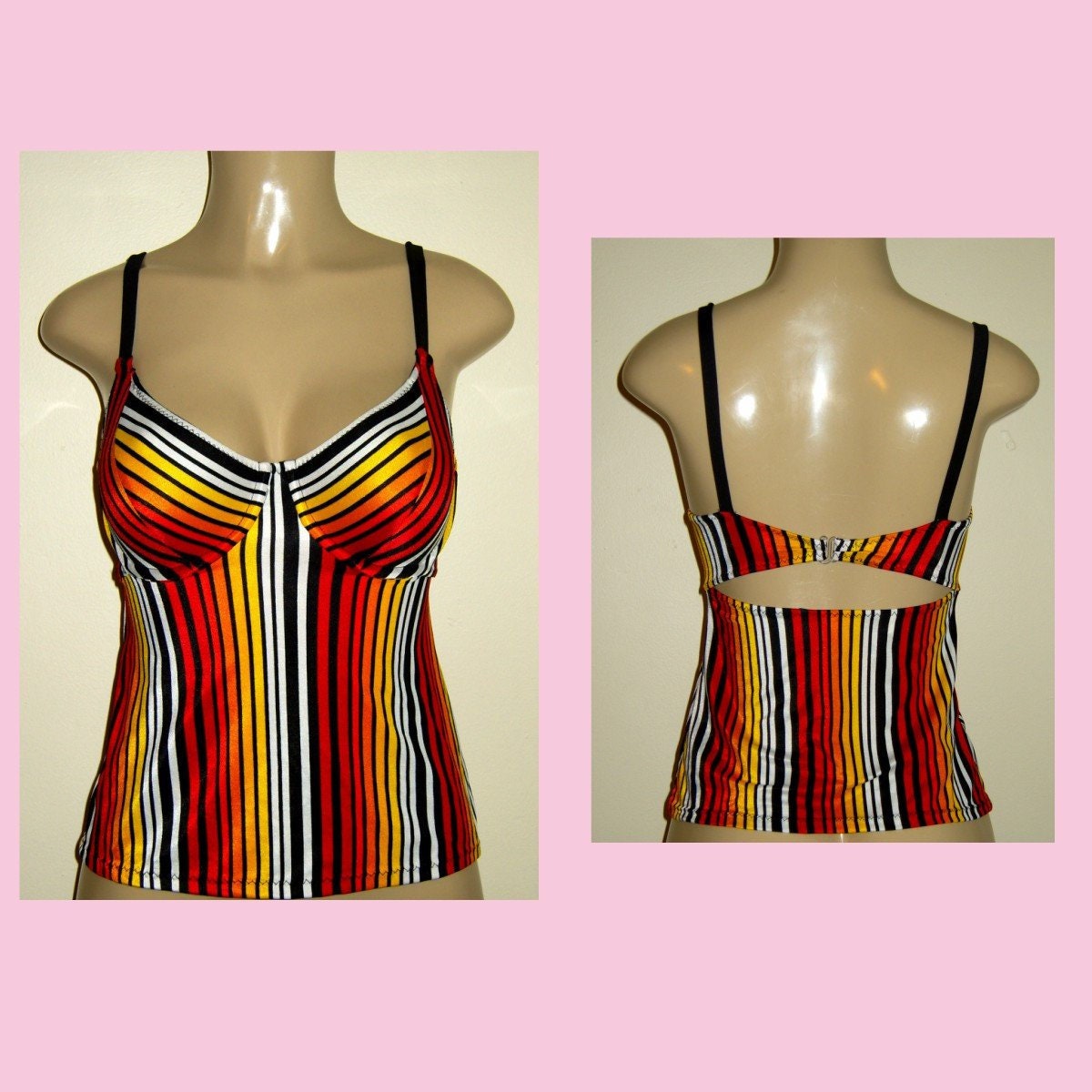 high back plus size swimsuit