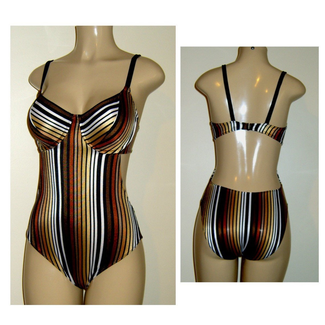 Supportive one piece underwire swimsuits womens plus size Etsy