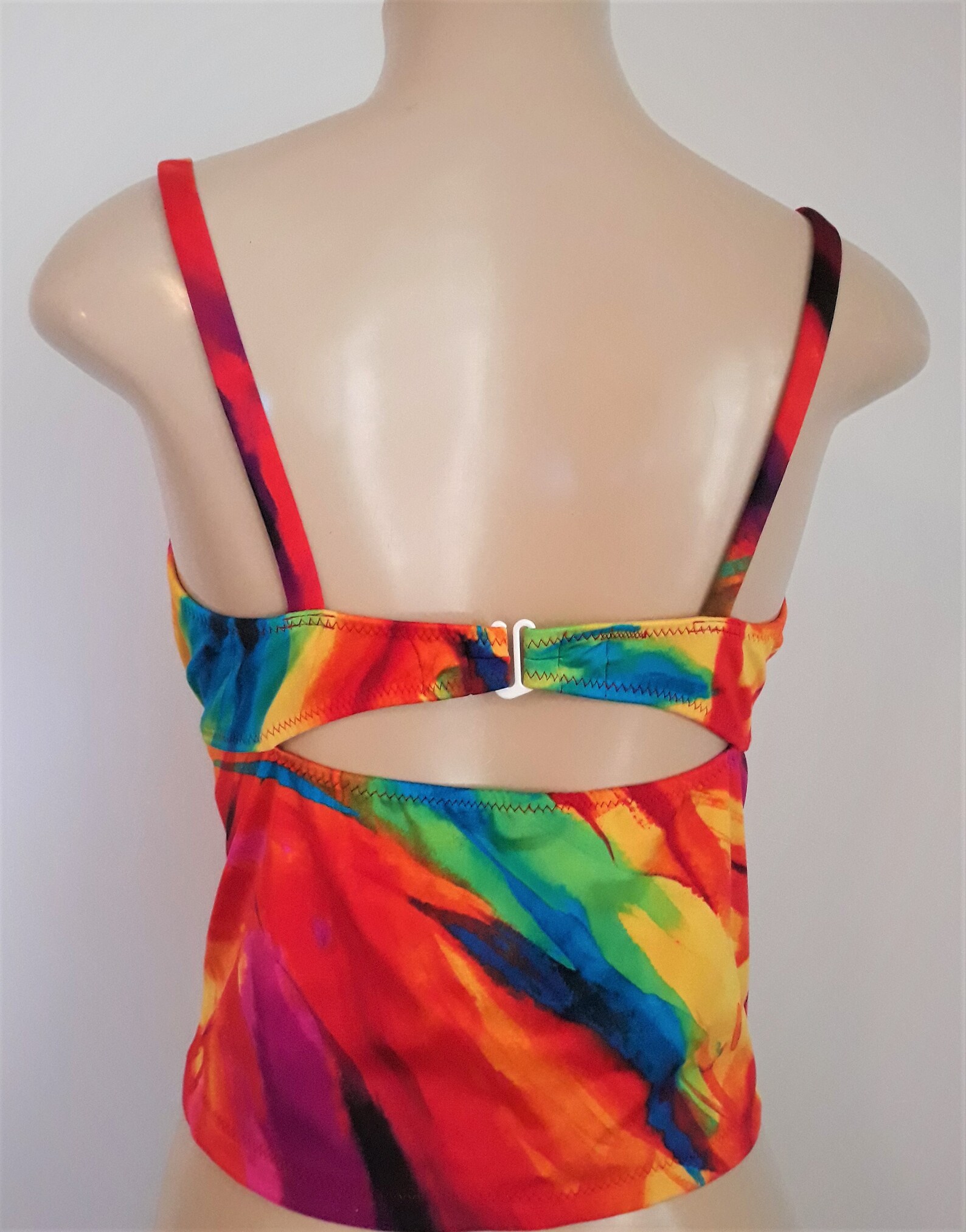 Tankinis plus size push up support swimwear open back tankinis Etsy