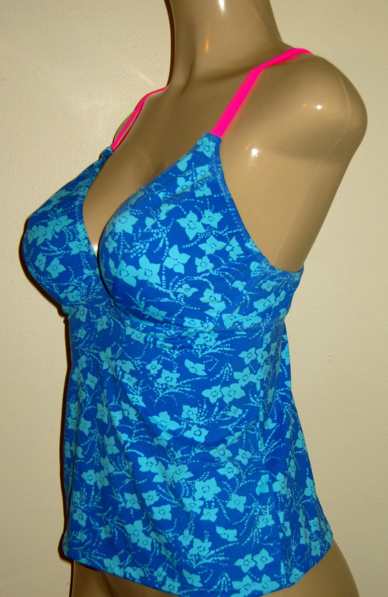 open back tankini with underwire
