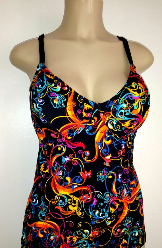 Tankini tops Bigger Bust Size Tankinis Support Swimsuits Etsy
