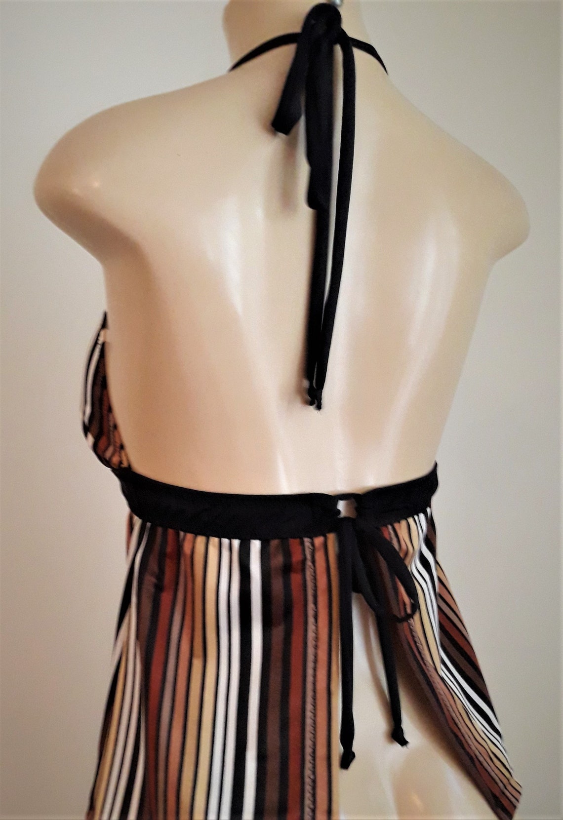 Tie Back Tankini Tops Apron Back Swimwear Open Back Tankinis Etsy