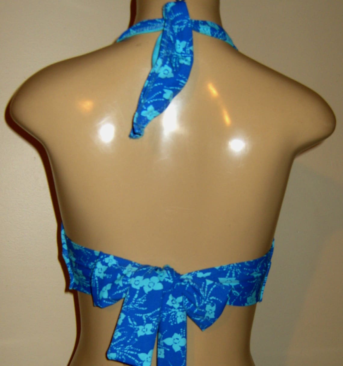 Rope Tie Halter Bikini Top