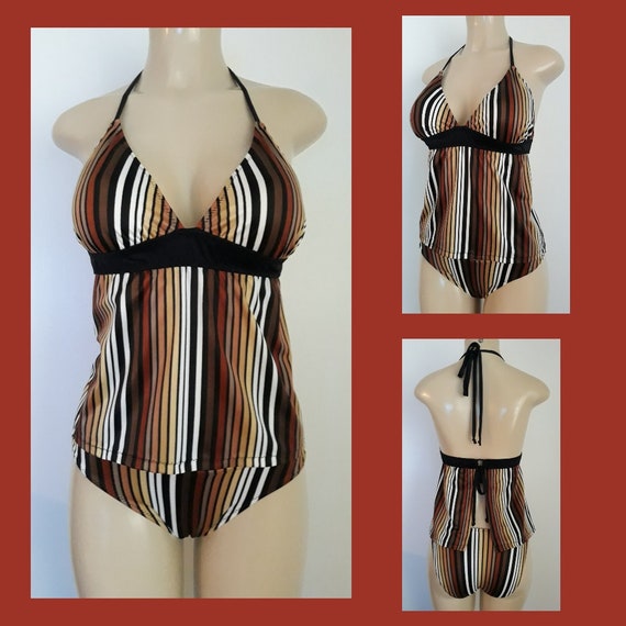Halter Tankinis Open Back Tie Back Swimsuits Tie Neck Tank Etsy Halter Tankinis Open Back Tie Back Swimsuits Tie Neck Tank Etsy