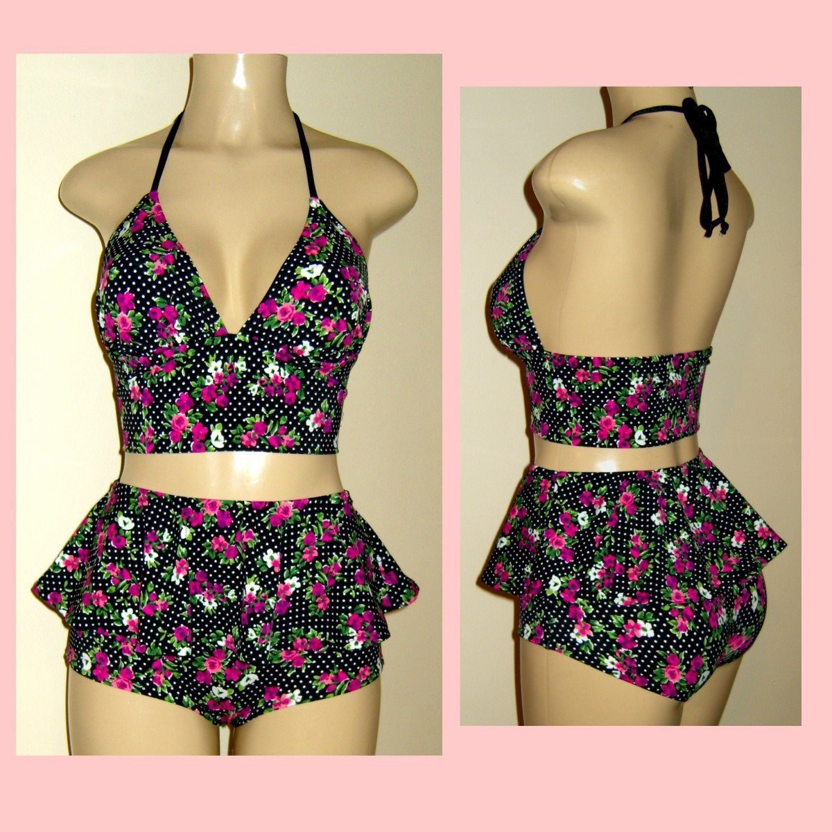 peplum swim tops