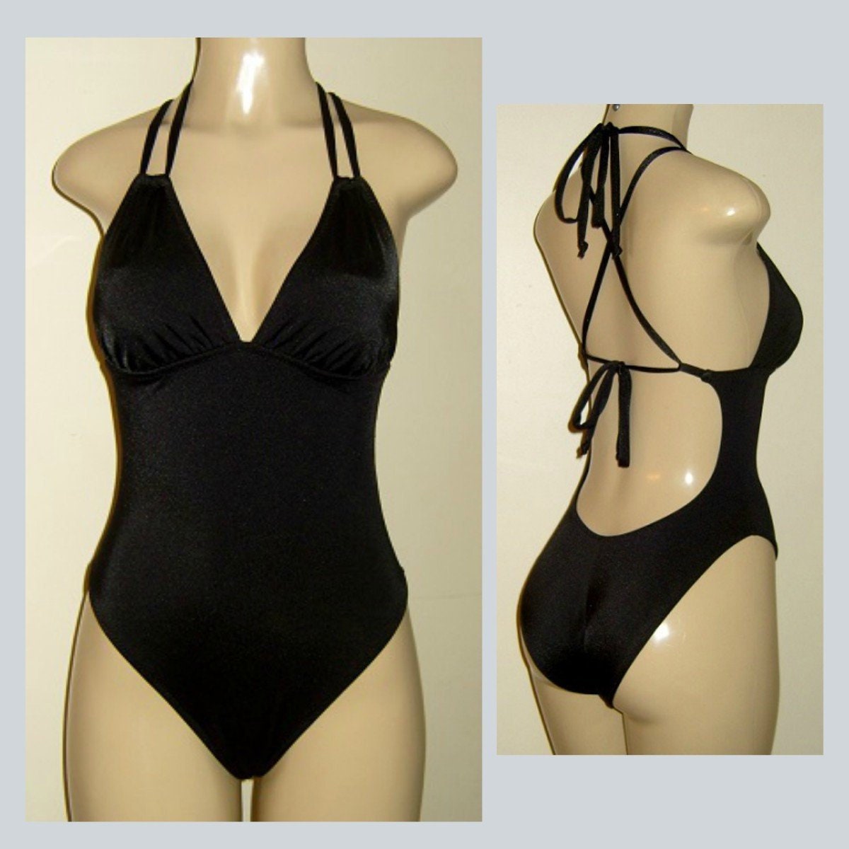 ladies low leg swimsuits