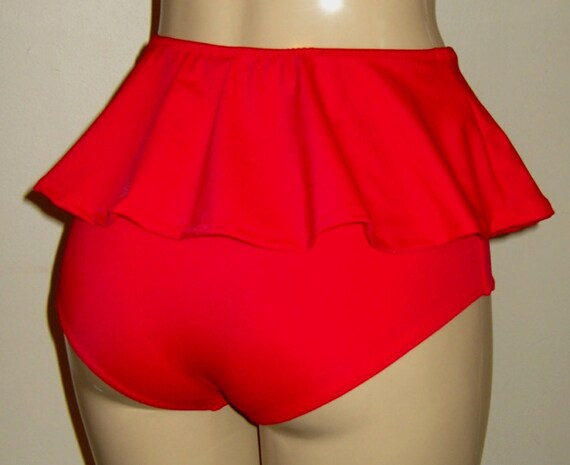 high waisted skirt bathing suit bottoms