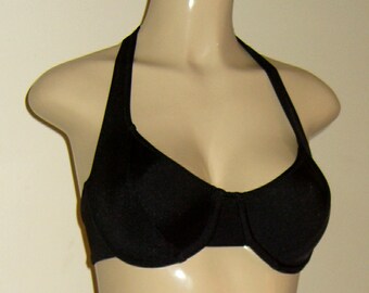 Halter bikini tops underwire swimwear top women's bathing suits underwire swimsuits bigger bra swimsuit tops supportive bikinis